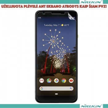 Ekrano plėvelė Nillkin crystal serijos (Google Pixel 3a Xl)